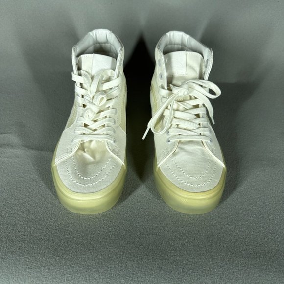 VANS SK8-Hi White Gum Sole Womens Size 7 UK 4.5 EUR 37 Skate - Picture 2 of 11